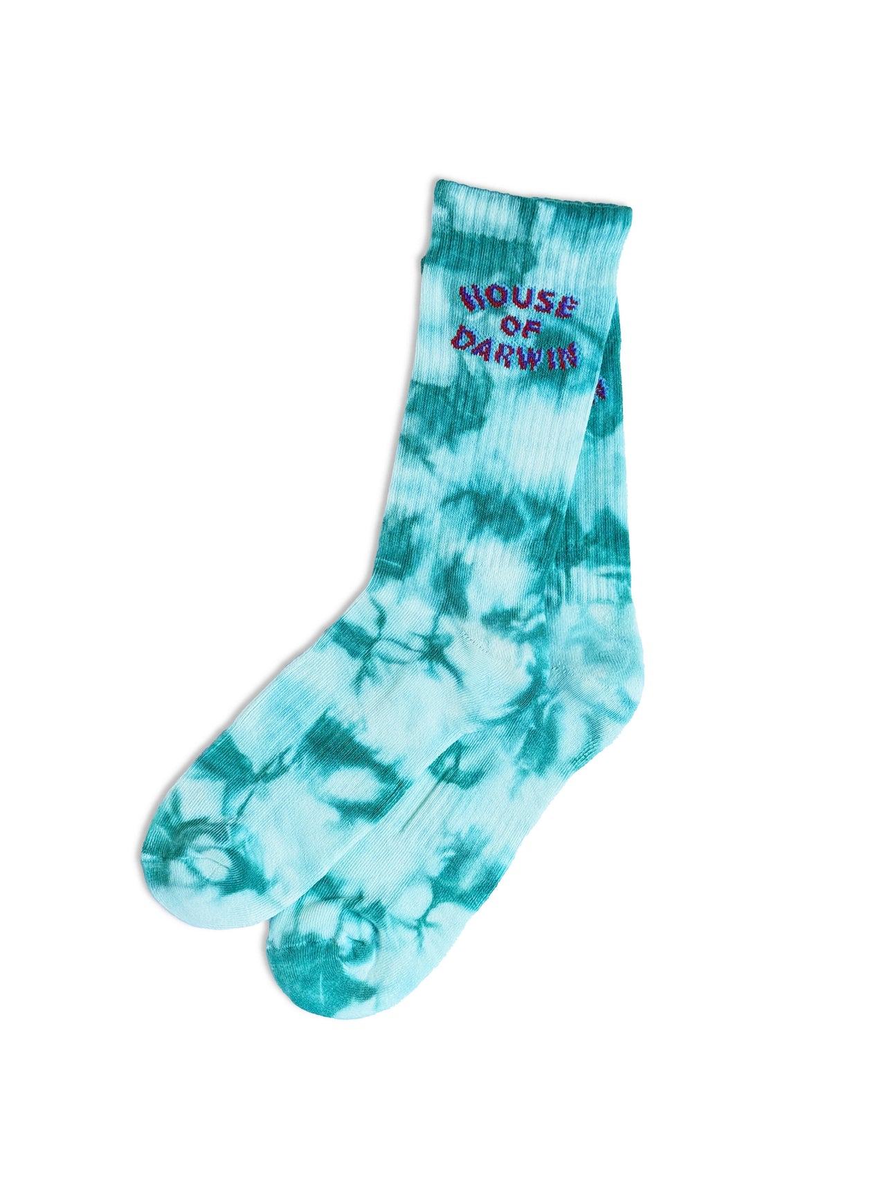 Tie Dye Stamped Socks